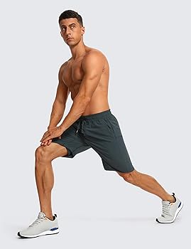 211【BRIEFING 】MENS DRY SHORT PANTS CR CRZ YOGA Men's 2 in 1 Running Shorts with Liner - 9'' Quick